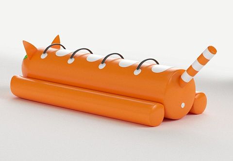 &quot;БАНАН-КОТ&quot; - надувные зимние, водные сани для катания за снегоходом, квадроциклом, катером