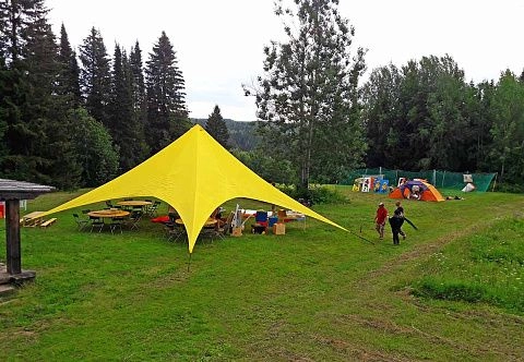Палатка-тент временное укрытие для сварщика