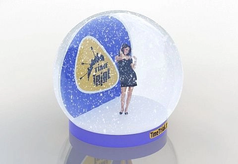 Прозрачная полусфера – Фотозона Snow Globe