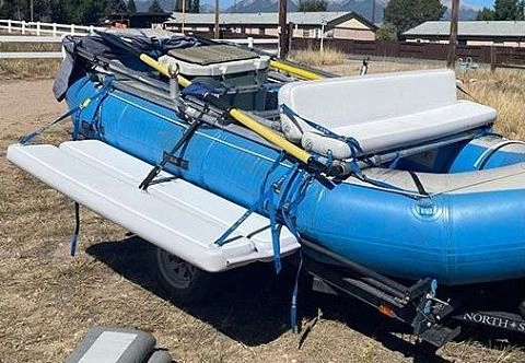 Надувная откидная платформа для купания к яхте, катеру, рафту для отдыха