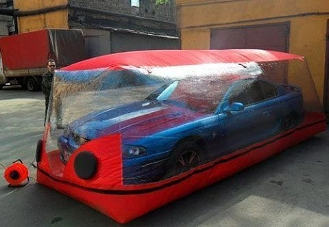 Надувной гараж для легкового автомобиля «Автокапсула»