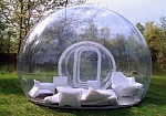 Фотография Уникальная прозрачная палатка-шар сфера Bubble Tree из ТПУ 0,7 мм ТаймТриал