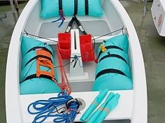 Фотография Бак плавучести с трубкой (емкость непотопляемости) из ТПУ для Швертбота "ОПТИМИСТ" из ткань ТПУ (TPU) 210D ТаймТриал