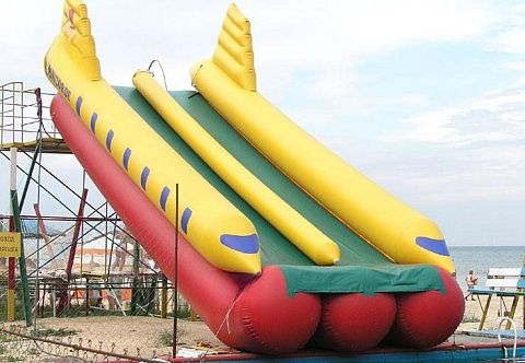 &quot;КОНКОРД&quot; - большая надувная водная горка с бассейном