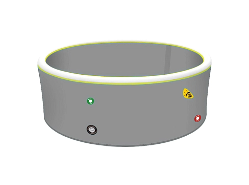 Круглый надувной бассейн IPOOLGO для отдыха из  из AirDeck Drop Stitch