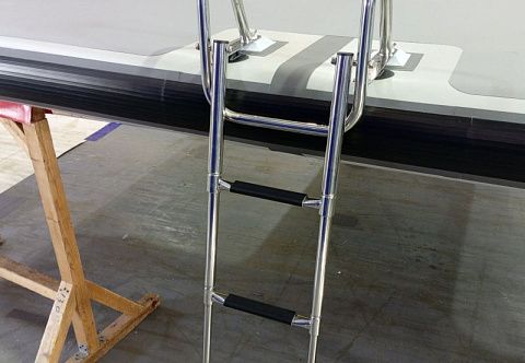 Причал швартовый надувной (понтон, пирс, пристань) Т-образный из AirDeck (воздушная палуба) для швартовки катера, лодки, яхты