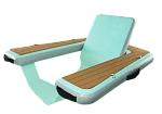 Фотография Надувное кресло для отдыха на воде из AIRDECK (DWF) ТаймТриал