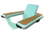 Фотография Надувное бескаркасное кресло для отдыха на воде из AIRDECK (DWF) ТаймТриал