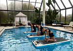 Фотография Надувной мобильный «ФитнесПлот» (акваплот) для занятий в бассейне из AIRDECK (DWF) ТаймТриал