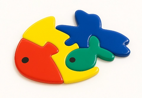 Игровой мягкий коврик «Рыбки»