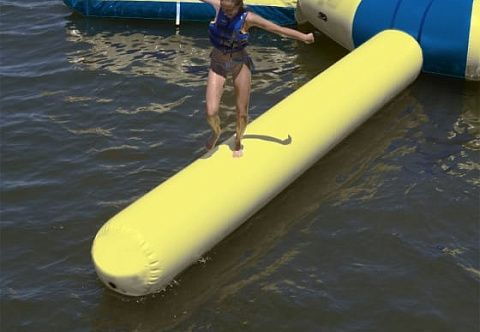 Аттракцион «Надувной водный батут с горкой»