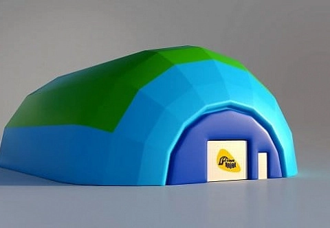 Пневмокаркасные ангары для спец. техники