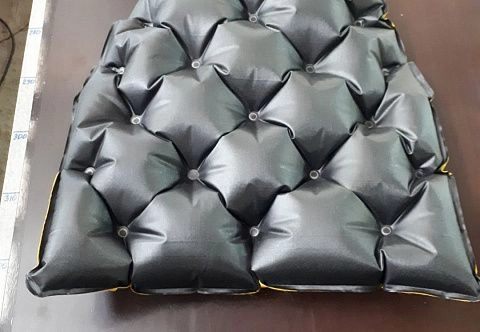 Надувная подушка из ТПУ или ПВХ под ноги в пакрафт