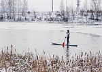 Фотография Надувная доска для серфинга "TimeTrial SUP Прогулочный 10,6'" (сапборд) из AIRDECK (DWF) ТаймТриал