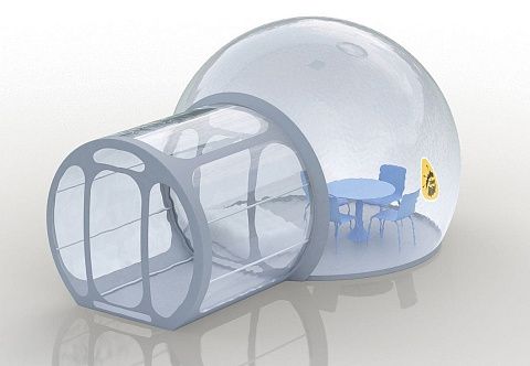 Уникальная прозрачная палатка-шар сфера Bubble Tree Уникальная прозрачная палатка-шар сфера Bubble Tree