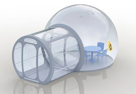 Уникальная прозрачная палатка-шар сфера Bubble Tree