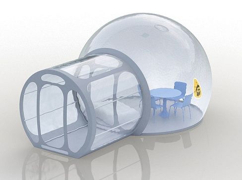 Уникальная прозрачная палатка-шар сфера Bubble Tree