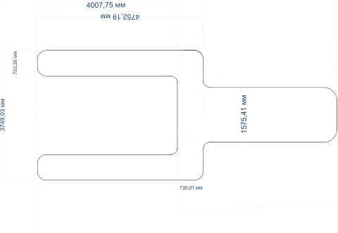 Надувная швартовая U-платформа (причал, пирс, пристань) из AirDeck (воздушная палуба) для швартовки катера, лодки, яхты
