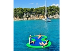 Фотография "MEGACHILL" - надувная фигурная платформа с сеткой для отдыха на воде из AIRDECK (DWF) ТаймТриал