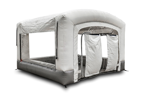 Надувная камера (палатка) ПВХ для покраски и ремонта автомобиля 3,6х3,6 м