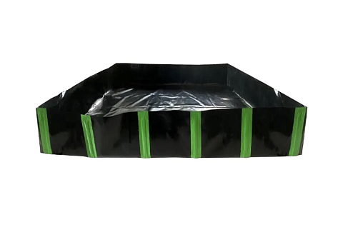 Самоподдерживающийся защитный складной поддон ПВХ для локализации утечек различных химических веществ