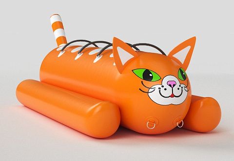 &quot;БАНАН-КОТ&quot; - надувные зимние, водные сани для катания за снегоходом, квадроциклом, катером