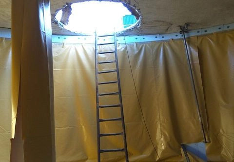 Мягкие вкладыши из ПВХ в металлические и бетонные ёмкости