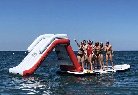 Надувная горка для досок SUP (сапборд) или для платформы