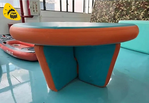 Надувной бескаркасный круглый стол из AirDeck Drop Stitch