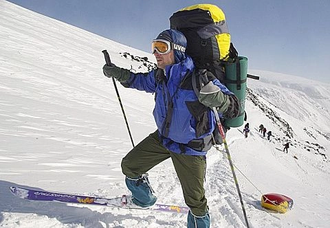 Сани-волокуши 50л двусторонние для лыжных зимних походов