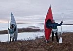 Фотография "ПАША ФМК" - каркасно-надувная 1 одноместная туристическая байдарка (экспедиционный каяк) для туризма, путешествий, водных походов, экспедиций из ткань ПВХ ткань ТПУ 210Д АЛЮМИНИЙ ткань ТПУ 420Д ТаймТриал
