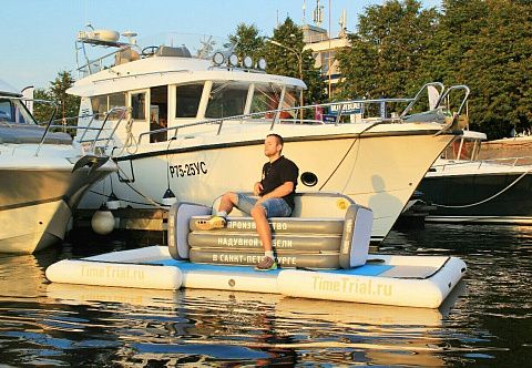 Надувная Аэроплатформа из AirDeck Drop Stitch для отдыха на воде и обслуживания Яхт