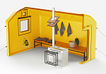 Фотография Надувная пневмокаркасная мобильная баня из ПВХ ТаймТриал