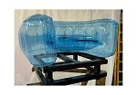 Фотография Надувное прозрачное кресло из пленка ТПУ (TPU) 0,7 мм ТаймТриал