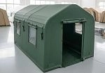 Фотография "АРКОН" - надувной универсальный домик-палатка (пневмопалатка) из аирдек, быстровозводимый модуль из ткань AirDeck ПВХ (воздушная палуба) ТаймТриал