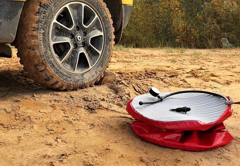 Надувной (воздушный) автомобильный домкрат для внедорожников и др. автомобилей. Пневмодомкрат Air Jack Надувной (воздушный) автомобильный домкрат для внедорожников и др. автомобилей. Пневмодомкрат Air Jack
