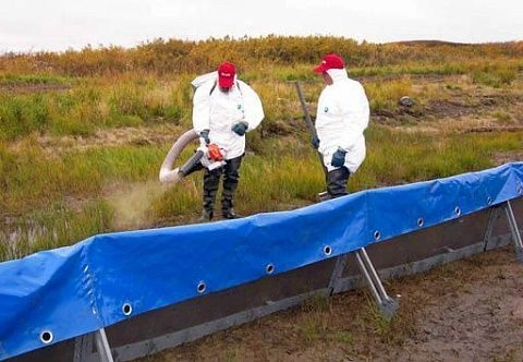 Сборно-разборная подпорная стенка (Временная дамба)