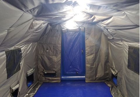 "ПКП ТТ-18" - надувная пневмокаркасная палатка 3 м на 6 м "ПКП ТТ-18" - надувная пневмокаркасная палатка 3 м на 6 м