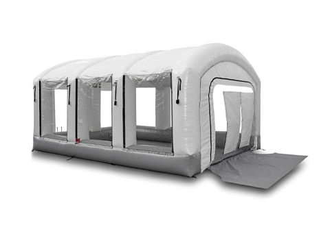 Надувная камера (палатка) ПВХ для покраски и ремонта автомобиля 5,5х4,6 м