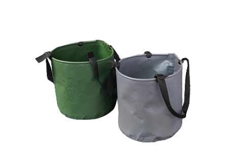 Складное мягкое походное ведро из ПВХ для рыбалки и прикормки