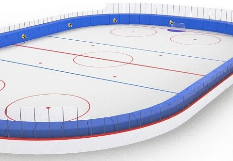 Защитный бортовой комплекс для занятий шорт-треком