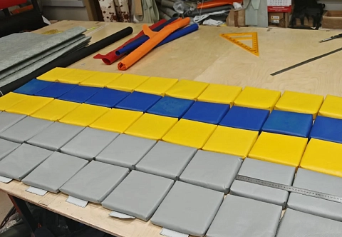 Модульный мягкий пол любых размеров