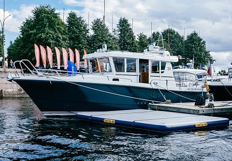 Надувная Аэроплатформа из AirDeck Drop Stitch для отдыха на воде и обслуживания Яхт