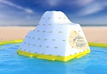 Фотография Надувной развлекательный комплекс «Аквапарк на берегу» из ткань ПВХ (PVC) ТаймТриал