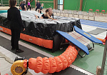 Фотография Надувная подушка «AIRJUMP» для гимнастики из ПВХ ТаймТриал
