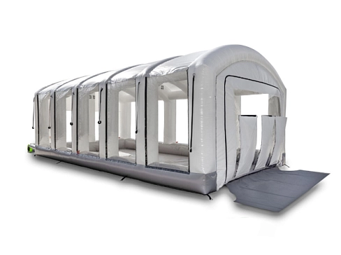 Надувная камера (палатка) ПВХ для покраски и ремонта автомобиля 9,2х5,2 м