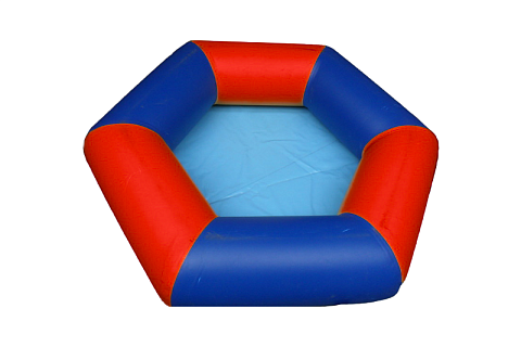 Надувной многоугольный бассейн с надувным бортом из прочного ПВХ для детей, взрослых