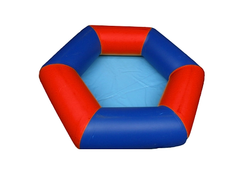 Надувной многоугольный бассейн с надувным бортом из прочного ПВХ для детей, взрослых