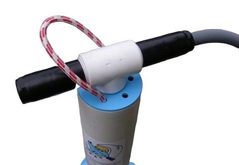 Ручной насос большого объёма для рафтов, каяков, байдарок «СКАТ 3»