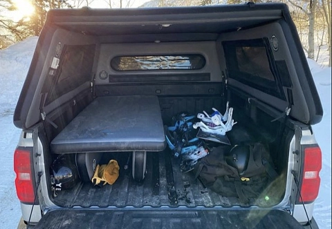 Надувная кровать из AirDeck для машины